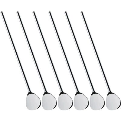Cilio Edelstahl Cocktaillöffel-Set mit Trinkhalmen - Barzubehör Cilio Edelstahl Cocktaillöffel-Set mit Trinkhalmen - Barzubehör