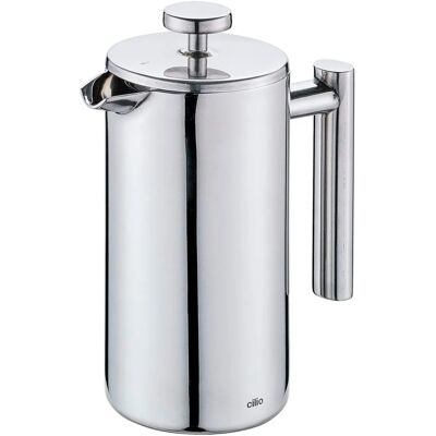Cilio Rostfritt Stål French Press - 6 Koppar - Kaffebryggare Cilio Rostfritt Stål French Press - 6 Koppar - Kaffebryggare