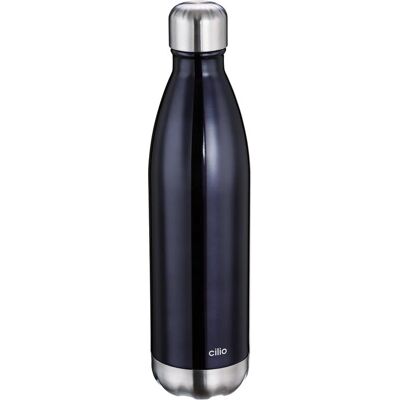 Cilio 543469 Bouteille en acier inoxydable noire - Bouteille d'eau Cilio 543469 Bouteille en acier inoxydable noire - Bouteille d'eau