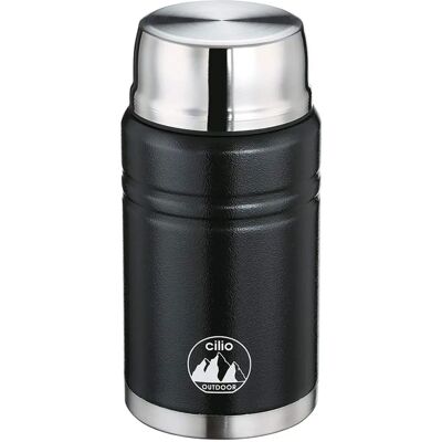Cilio Monte Nero Stainless Steel Thermal Food Container - 0.75L Cilio Monte Nero Stainless Steel Thermal Food Container - 0.75L