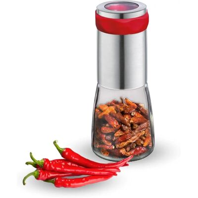 Cilio Chilli Mühle - Verstellbar, Transparent, Kompakt Cilio Chilli Mühle - Verstellbar, Transparent, Kompakt