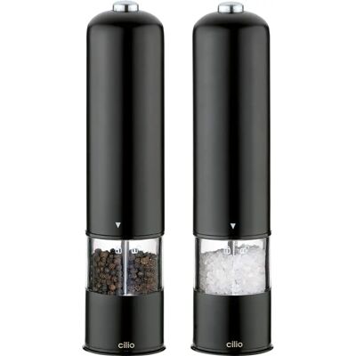 Cilio Bergamo Set - Electric Pepper and Salt Grinder - Kitchen Tool Cilio Bergamo Set - Electric Pepper and Salt Grinder - Kitchen Tool