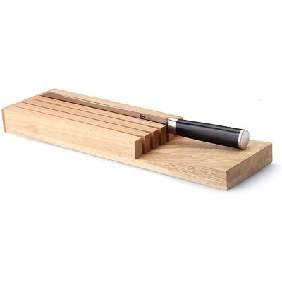 Continenta Wooden Slot Knife Block - Fits 5 Knives - Durable & Timeless Continenta Wooden Slot Knife Block - Fits 5 Knives - Durable & Timeless