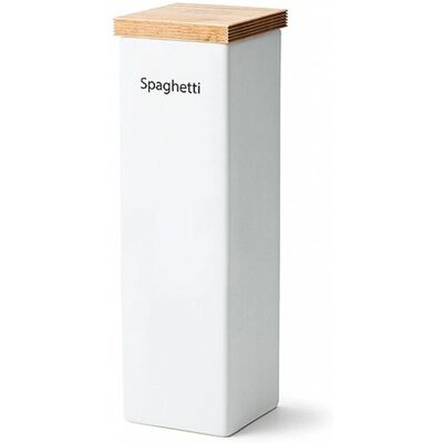 Contenant en céramique Continenta - Blanc, 10x10x34cm - Spaghetti Contenant en céramique Continenta - Blanc, 10x10x34cm - Spaghetti