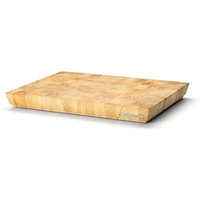 Continenta Gummibaum Holzschneidebrett - 48x36cm, Braun, Profiqualität Continenta Gummibaum Holzschneidebrett - 48x36cm, Braun, Profiqualität