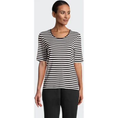Joy Sportswear ALLISON Damen T-Shirt - Sportlich, Weiß/Schwarz Streifen Joy Sportswear ALLISON Damen T-Shirt - Sportlich, Weiß/Schwarz Streifen