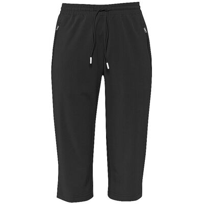 Joy Damen Schwarze Caprihose - Modell 36532 - Sportlich und Bequem Joy Damen Schwarze Caprihose - Modell 36532 - Sportlich und Bequem