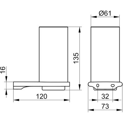Keuco Modell 11550359000 Wandglashalter - Glashalter Keuco Modell 11550359000 Wandglashalter - Glashalter