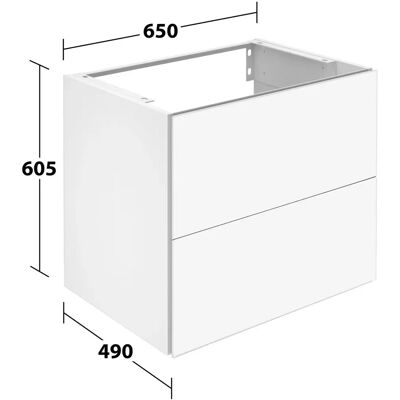 Keuco - Apollo Keramik-Waschtisch - 65 cm - Washbasin vanity Keuco - Apollo Keramik-Waschtisch - 65 cm - Washbasin vanity