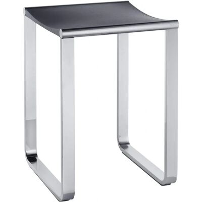 Keuco Modell 14982 Hocker - Hochglanzchrom, Schwarz-Grau Keuco Modell 14982 Hocker - Hochglanzchrom, Schwarz-Grau