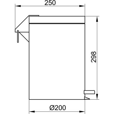 Keuco Modell 04988170000 Aluminium Silber Eloxiert Abfalleimer Keuco Modell 04988170000 Aluminium Silber Eloxiert Abfalleimer