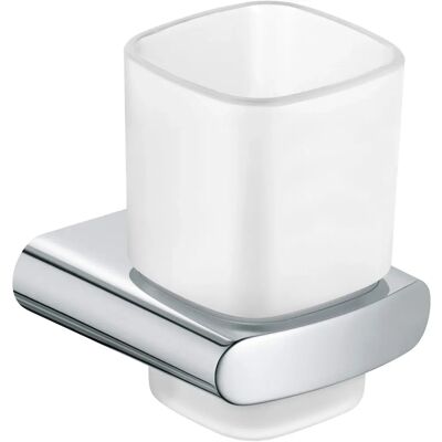 Porta Vetro KEUCO Elegance - Cristallo Genuino, Cromo Opaco - Accessori Bagno Porta Vetro KEUCO Elegance - Cristallo Genuino, Cromo Opaco - Accessori Bagno