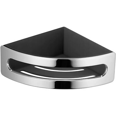 Keuco Étagère d'angle pour douche - Chrome et Anthracite Keuco Étagère d'angle pour douche - Chrome et Anthracite