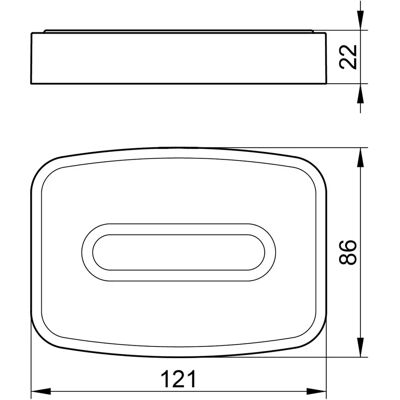 Keuco Modell 11655019001 - Chrom Kristallschale Keuco Modell 11655019001 - Chrom Kristallschale