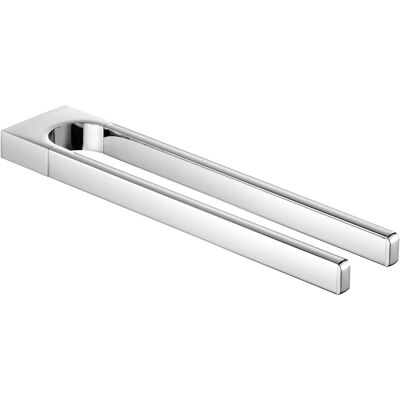 Keuco Moll Grijze 2-Arm Wand Handdoekhouder - Chroom Keuco Moll Grijze 2-Arm Wand Handdoekhouder - Chroom