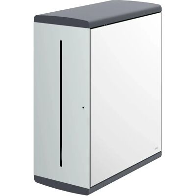 KEUCO Spender für Papiertücher - Wandmontage, Spiegeltür, Silber / Anthrazit - Papierhandtuchspender KEUCO Spender für Papiertücher - Wandmontage, Spiegeltür, Silber / Anthrazit - Papierhandtuchspender