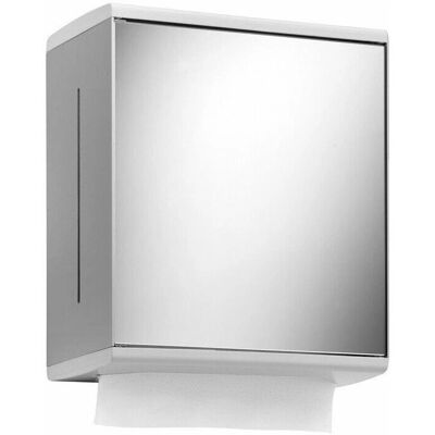 KEUCO Moll Papiertuchspender - Wandmontage - Silber eloxiert/Anthrazit/Mirrored KEUCO Moll Papiertuchspender - Wandmontage - Silber eloxiert/Anthrazit/Mirrored