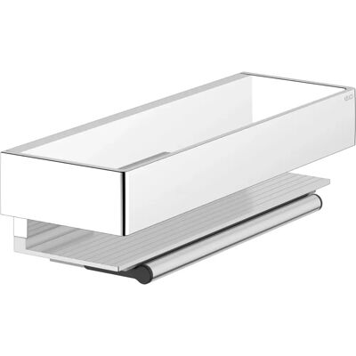 Accessoire de douche Keuco Edition 11 - Époussette en verre, aluminium - Publicité Accessoire de douche Keuco Edition 11 - Époussette en verre, aluminium - Publicité