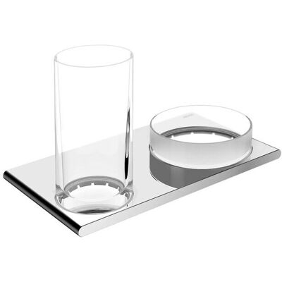 Keuco Edition 400 Doppelhalter Chrom - Badaccessoire Keuco Edition 400 Doppelhalter Chrom - Badaccessoire