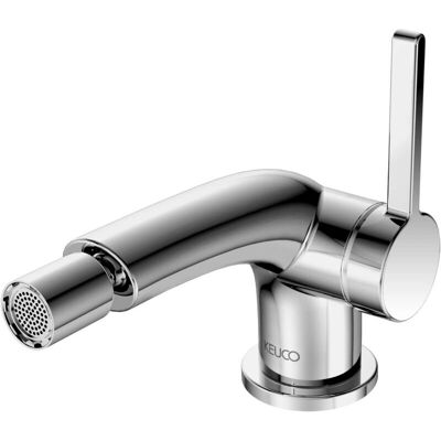 KEUCO Edition 400 Mixa de bidet - Design sculptural, Acabamento cromado, Uma alavanca KEUCO Edition 400 Mixa de bidet - Design sculptural, Acabamento cromado, Uma alavanca