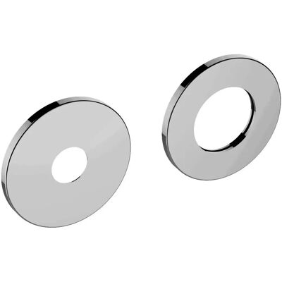 Keuco Wandrosetten-Set - Rund 85 mm Chrom für Waschtischmischer Keuco Wandrosetten-Set - Rund 85 mm Chrom für Waschtischmischer
