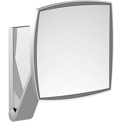 Miroir cosmétique Keuco iLook_move aluminium - grossissement 5x - Publicité Miroir cosmétique Keuco iLook_move aluminium - grossissement 5x - Publicité