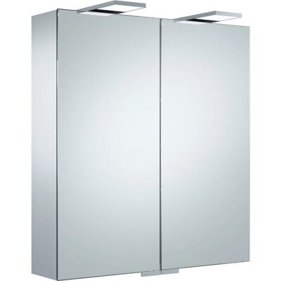 Keuco Royal 25 Spiegelschrank - 2 Türen, LED, Silber-Gebeizt, 650mm Keuco Royal 25 Spiegelschrank - 2 Türen, LED, Silber-Gebeizt, 650mm