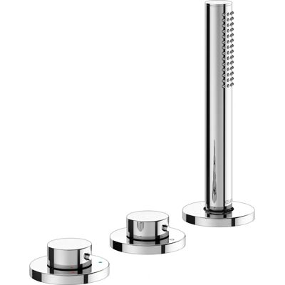 Keuco Edition 400 Badewannenmischer - 3-Loch, Nickel gebürstet Keuco Edition 400 Badewannenmischer - 3-Loch, Nickel gebürstet