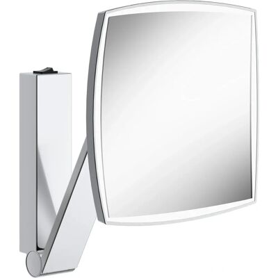 Specchio da bagno KEUCO iLookmove - Cromato, 200x200mm, ingrandimento 5x Specchio da bagno KEUCO iLookmove - Cromato, 200x200mm, ingrandimento 5x