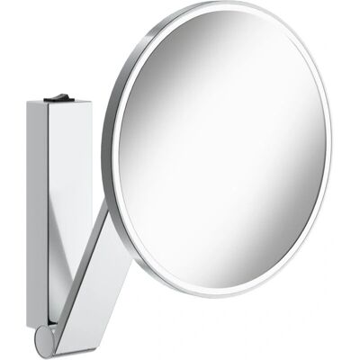 Miroir cosmétique Keuco 17612059004 Nickel brossé éclairé mural - Publicité Miroir cosmétique Keuco 17612059004 Nickel brossé éclairé mural - Publicité