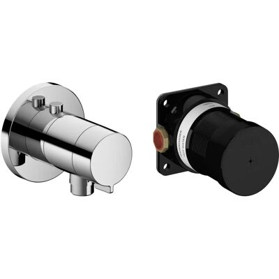 Set KEUCO IXMO-Solo - Valvola termostatica da incasso - Cromo Set KEUCO IXMO-Solo - Valvola termostatica da incasso - Cromo