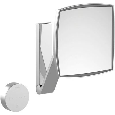 Miroir cosmétique KEUCO iLook_move avec panneau en verre - 200x200mm - Nickel brossé - Publicité Miroir cosmétique KEUCO iLook_move avec panneau en verre - 200x200mm - Nickel brossé - Publicité
