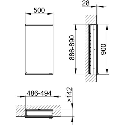 KEUCO Royal Modular 2.0 Spiegelschrank - Links KEUCO Royal Modular 2.0 Spiegelschrank - Links