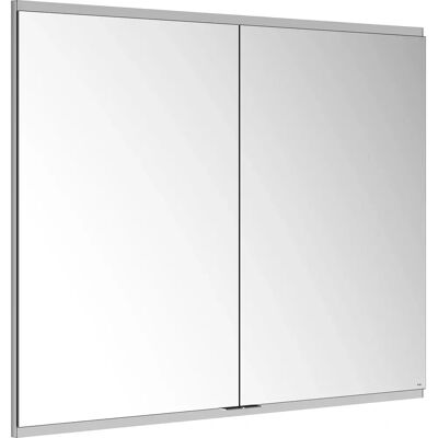 Armario con espejo KEUCO Royal Modular 2.0 - Puertas dobles con espejo, Estantes ajustables, Acabado en plata Armario con espejo KEUCO Royal Modular 2.0 - Puertas dobles con espejo, Estantes ajustables, Acabado en plata