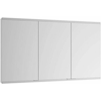 Armadio con specchio Royal Modular 2 - Argento con USB e presa Armadio con specchio Royal Modular 2 - Argento con USB e presa