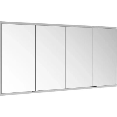 Armadio con specchio Keuco Royal Modular 2.0 - Non illuminato, 4 prese, argento Armadio con specchio Keuco Royal Modular 2.0 - Non illuminato, 4 prese, argento