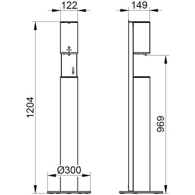 Keuco PIANO Spender - Batteriebetrieb, 700ml, LED-Anzeige Keuco PIANO Spender - Batteriebetrieb, 700ml, LED-Anzeige