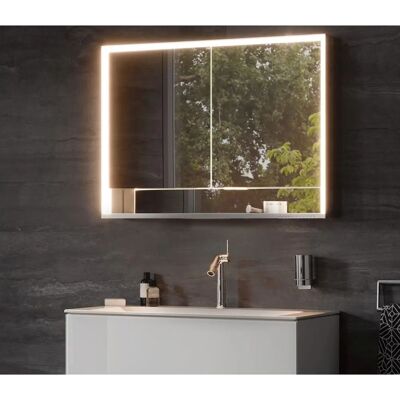 Armoire Miroir Keuco Royal Lumos - Éclairage LED réglable, 2 portes avec miroirs - Publicité Armoire Miroir Keuco Royal Lumos - Éclairage LED réglable, 2 portes avec miroirs - Publicité