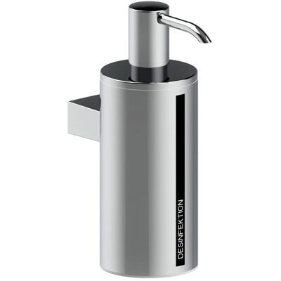 Keuco Universal Desinfektionsmittelspender Wandmodell - Verchromt / Schwarz Keuco Universal Desinfektionsmittelspender Wandmodell - Verchromt / Schwarz