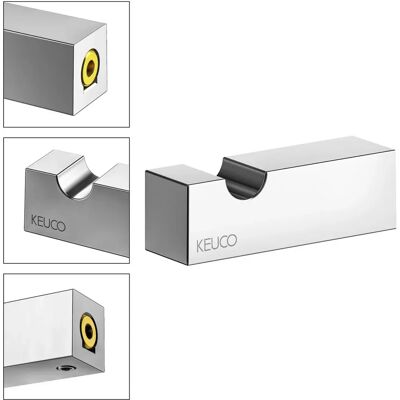 Keuco Edition 90 Square Handtuchhaken - Chrom - Wandmontage - Metall - Modernes Design - 20mm Keuco Edition 90 Square Handtuchhaken - Chrom - Wandmontage - Metall - Modernes Design - 20mm
