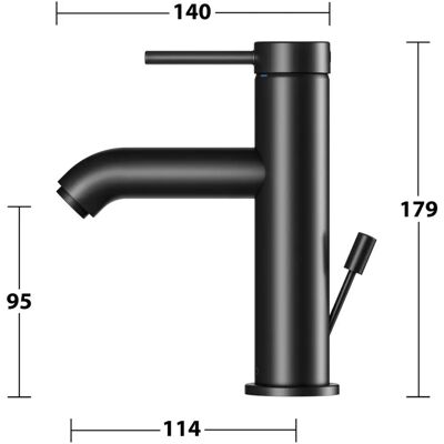 KEUCO GmbH & Co. KG Keuco IXMO Soft Armatur - Schwarz Matt - Wasserhahn KEUCO GmbH & Co. KG Keuco IXMO Soft Armatur - Schwarz Matt - Wasserhahn