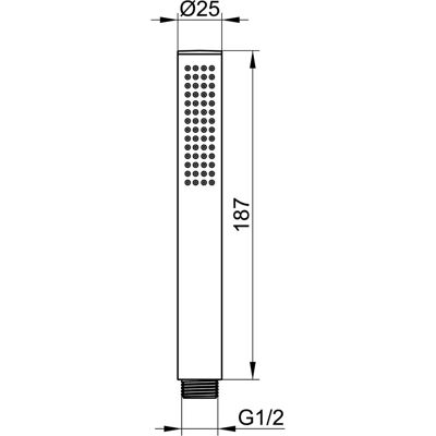 Testa Doccia Nera Opaca Keuco - Durevole, Facile da Pulire, 12 l/min, G 1/2, Garanzia 3 Anni Testa Doccia Nera Opaca Keuco - Durevole, Facile da Pulire, 12 l/min, G 1/2, Garanzia 3 Anni