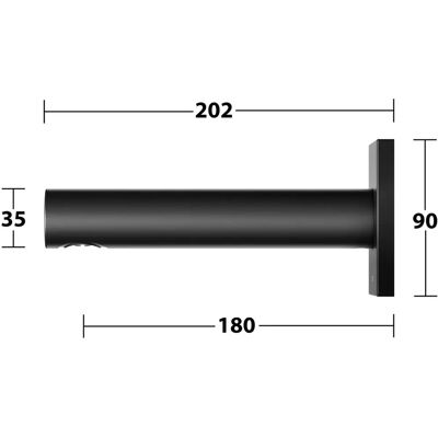 KEUCO Grifería para bañera negra mate - Grifo de bañera KEUCO Grifería para bañera negra mate - Grifo de bañera
