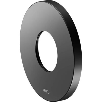 Roseta de pared Keuco IXMO - Negro mate - Redonda - 105mm Roseta de pared Keuco IXMO - Negro mate - Redonda - 105mm