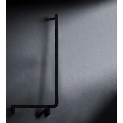 Keuco Axess Wandgriff - Rechts - 90° - Schwarz Matt - 38,1x85,1cm - Wandmontage Keuco Axess Wandgriff - Rechts - 90° - Schwarz Matt - 38,1x85,1cm - Wandmontage
