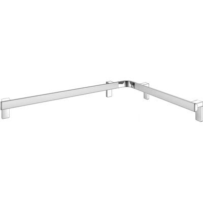 Keuco Axess Eck-Dusch-/Wannenhandlauf - Aluminium silber-eloxiert Keuco Axess Eck-Dusch-/Wannenhandlauf - Aluminium silber-eloxiert