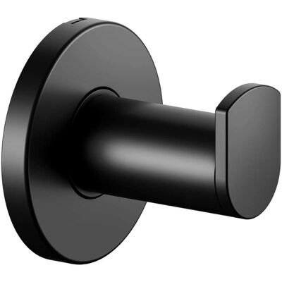 Keuco Modello 14914370000 - Gancio per asciugamani nero opaco - Montaggio a parete Keuco Modello 14914370000 - Gancio per asciugamani nero opaco - Montaggio a parete