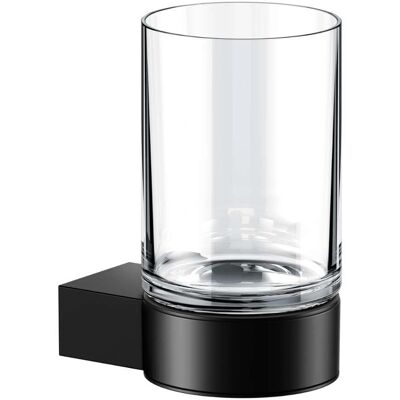 Keuco Plan Glashalter Schwarz Matt - Badezimmerzubehör Keuco Plan Glashalter Schwarz Matt - Badezimmerzubehör