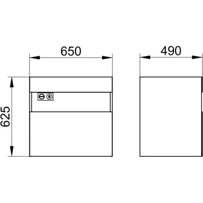 Keuco Stageline Waschtischunterschrank - Weiß glänzend - 650x625x490mm - Wandmontage Keuco Stageline Waschtischunterschrank - Weiß glänzend - 650x625x490mm - Wandmontage