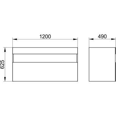 Keuco Stageline Waschtisch - Cashmere - 120x62,5 cm - mit 1 Auszug Keuco Stageline Waschtisch - Cashmere - 120x62,5 cm - mit 1 Auszug